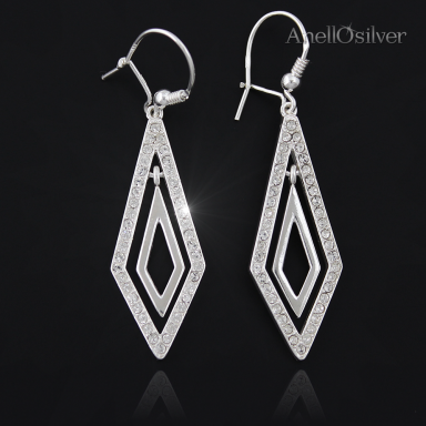 Silver earrings with Swarovski Element's