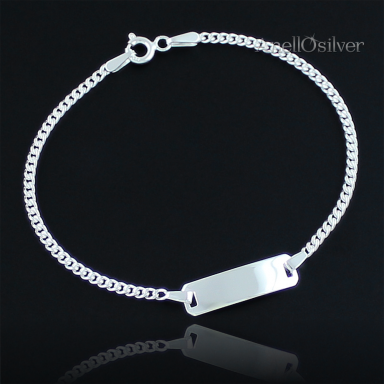 Children's Silver Bracelet with Engraving