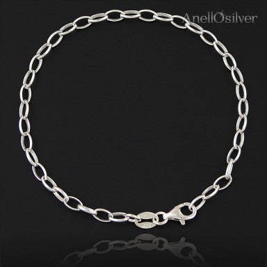 Silver bracelet  - Basis for Charms