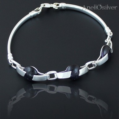 Silver Bracelet with Night Cairo 
