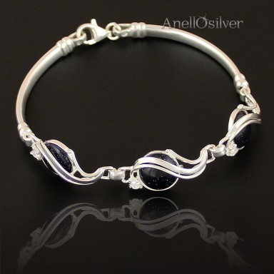 Silver bracelet with Night Cairo 