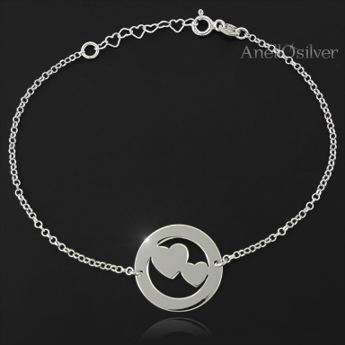 Silver bracelet with Possibility engraved